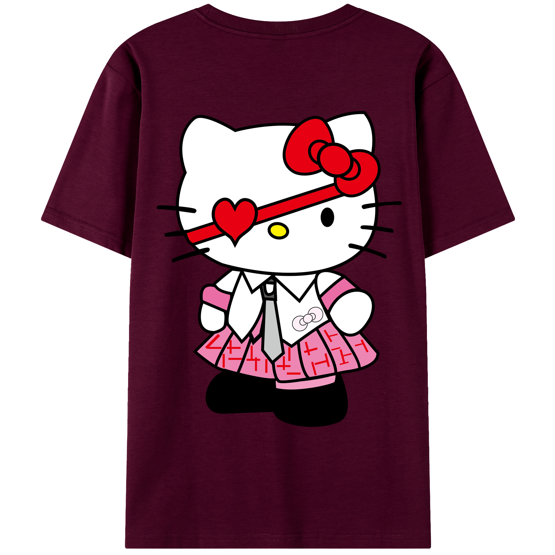 （画像用） Hello Kitty ハローキティ レディース半袖Tシャツ(バックプリント)